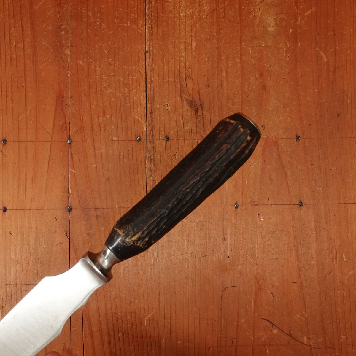 LF&C Carving Set  Carbon Steel Stag USA Approx. 1880-1920