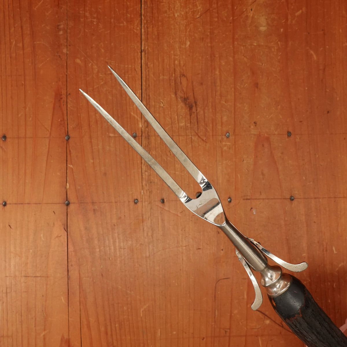 LF&C Carving Set  Carbon Steel Stag USA Approx. 1880-1920