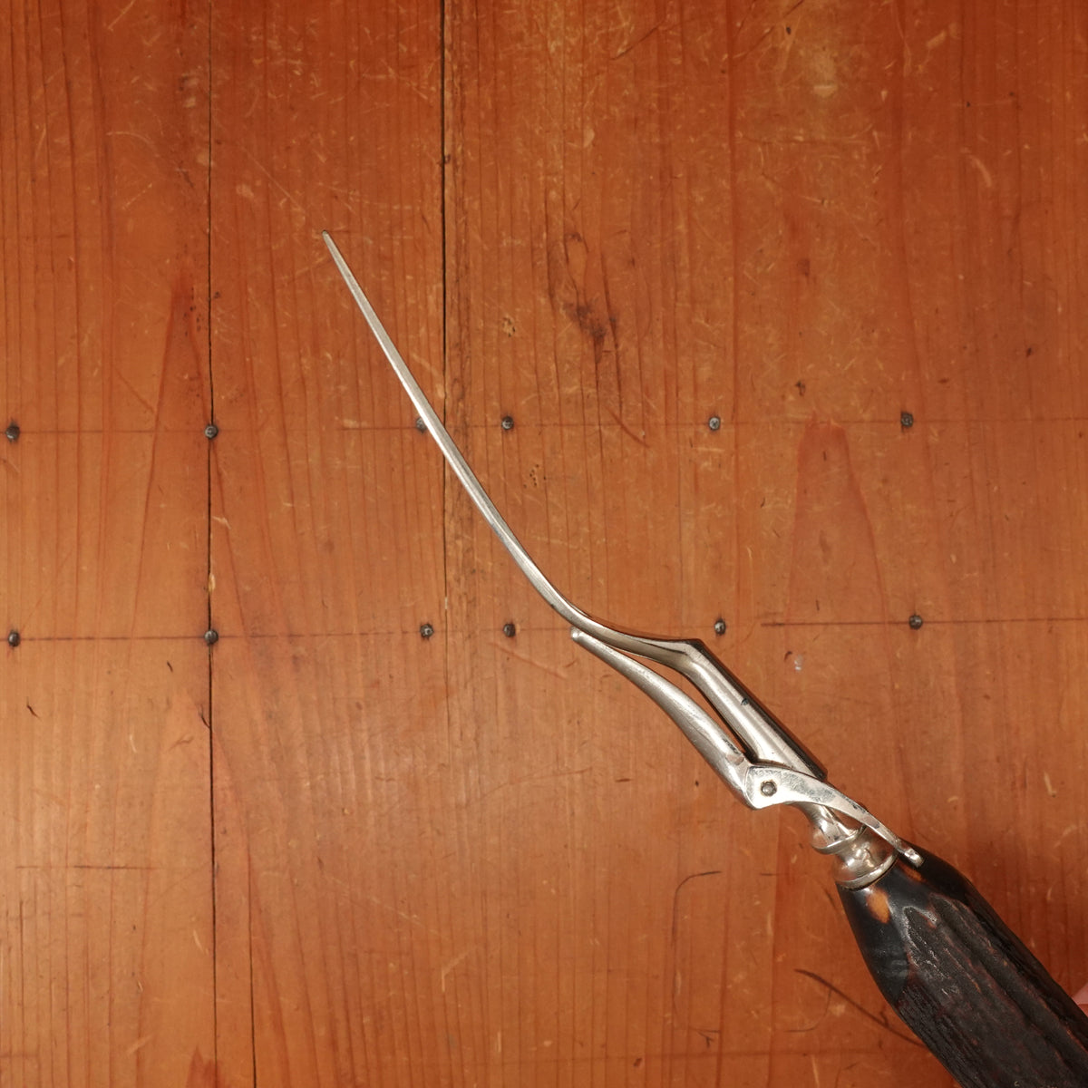 LF&C Carving Set  Carbon Steel Stag USA Approx. 1880-1920