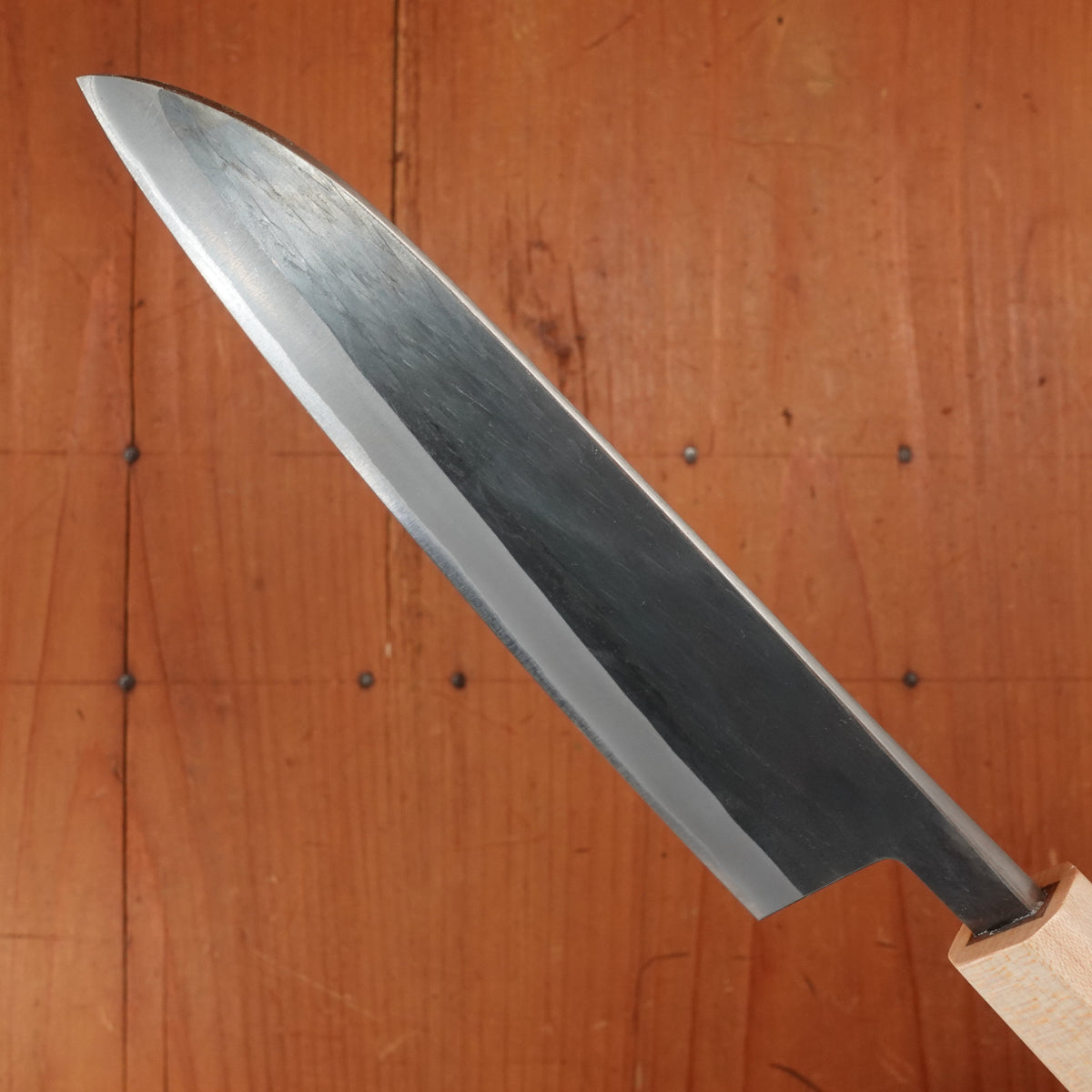 Hitohira TD 165mm Santoku Stainless Clad Aogami 2 Kurouchi Walnut Handle