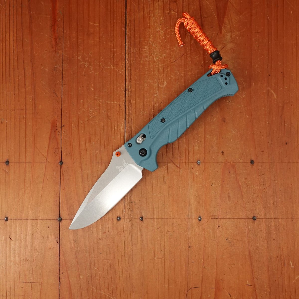 Benchmade 18060 Adira Drop Point Magnacut Depth Blue Grivory Handle