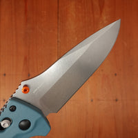 Benchmade 18060 Adira Drop Point Magnacut Depth Blue Grivory Handle