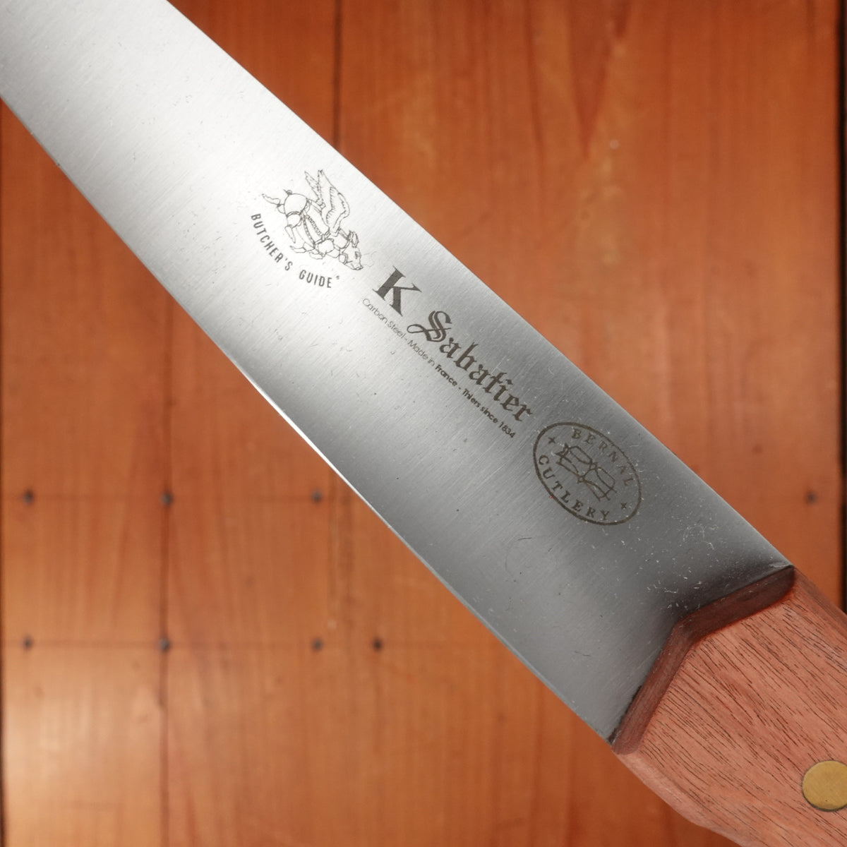Prototype K Sabatier x Bernal Cutlery x Butcher's Guide INVICTUS Special 6.5" Butcher Knife Carbon Steel Palissander Standard Handle