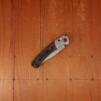 Benchmade 15085-2 Mini Crooked River Clip Point S30V AXIS Lock Stabilized Wood Handle)