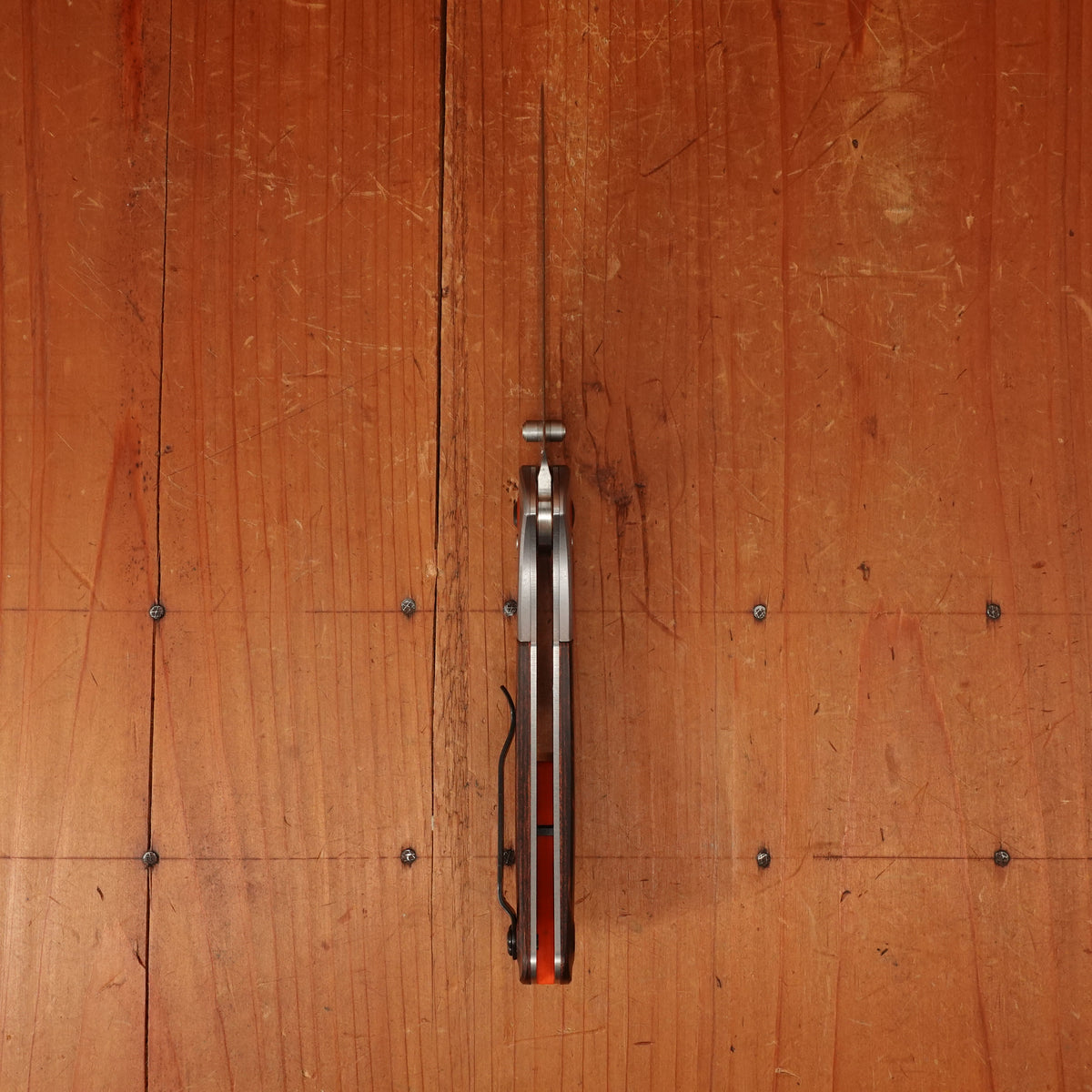 Benchmade 15085-2 Mini Crooked River Clip Point S30V AXIS Lock Stabilized Wood Handle)