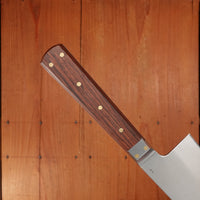 Prototype Greenfield Gyuto 9" Chef Knife W2 Carbon Steel Antique Honduran Rosewood