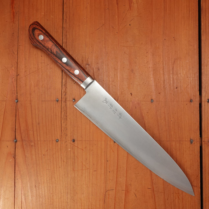 Trade In Hitohira Imojiya MZ 210mm Gyuto VG-1 Imitation Mahogany Handle