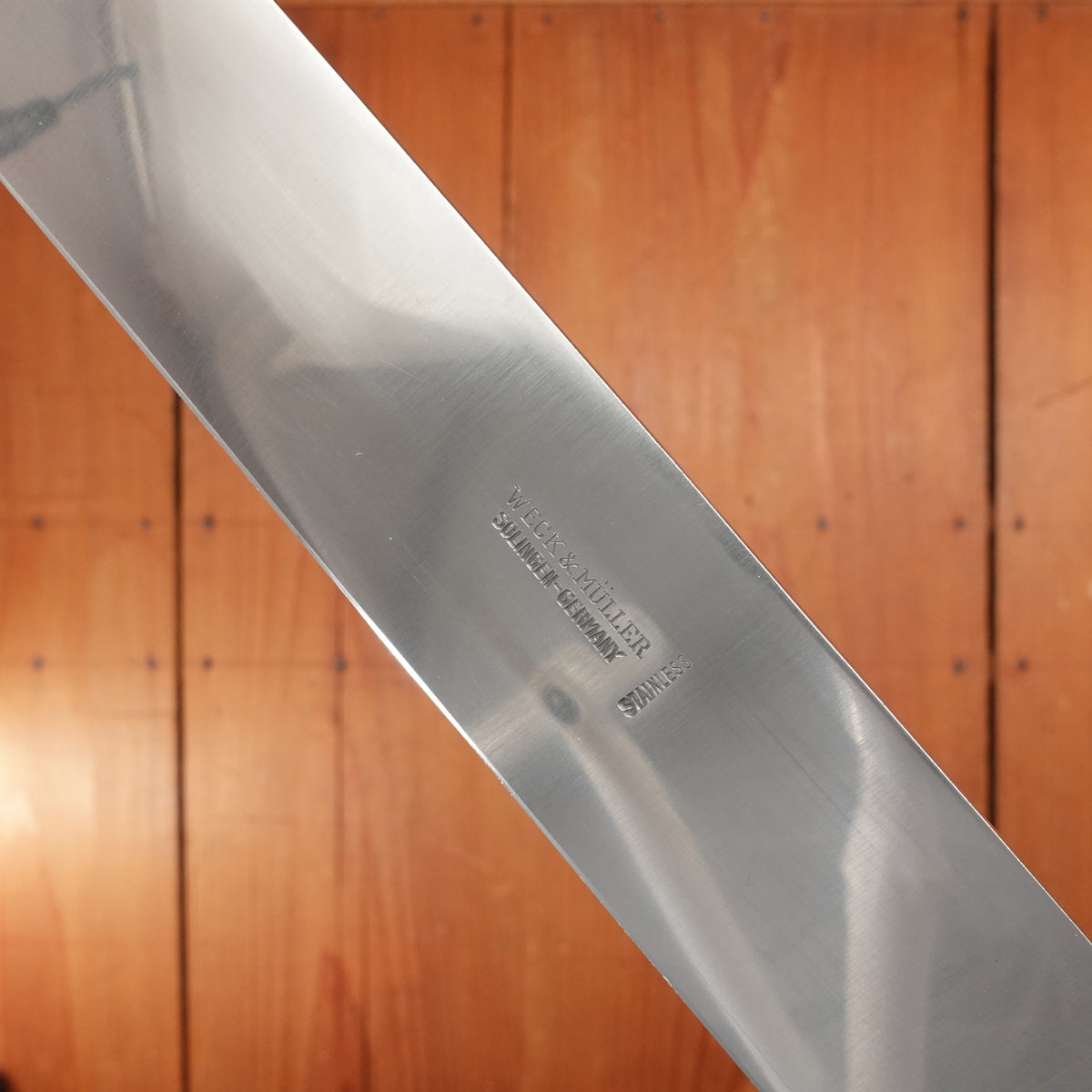 Weck & Müller 12.25" Offset Cheese Knife Stainless Solingen 1950-70
