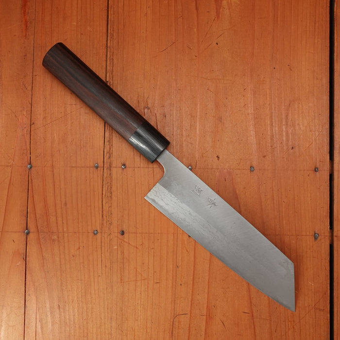 Trade In Harukaze Mune 165mm Bunka Aogami 2 Suminagashi Rosewood