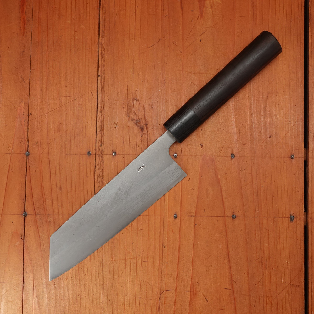 Trade In Harukaze Mune 165mm Bunka Aogami 2 Suminagashi Rosewood