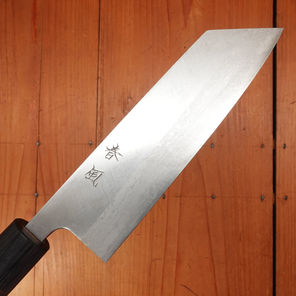 Trade In Harukaze Mune 165mm Bunka Aogami 2 Suminagashi Rosewood