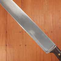 Ed Wusthof Dreizackwerk 182-10 10.5" Narrow Flex Slicer Carbon Custom Handle Solingen, Germany 1960s