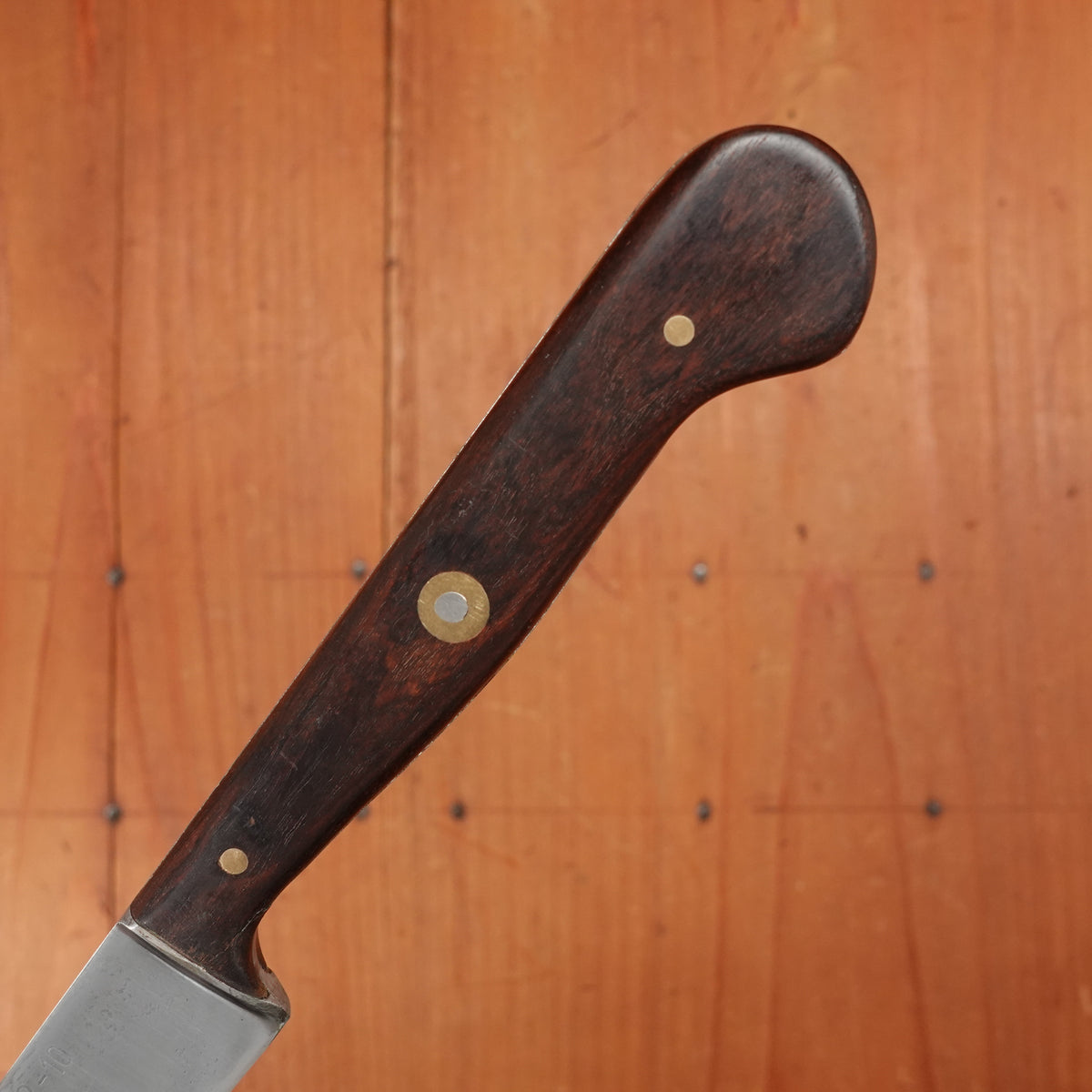 Ed Wusthof Dreizackwerk 182-10 10.5" Narrow Flex Slicer Carbon Custom Handle Solingen, Germany 1960s