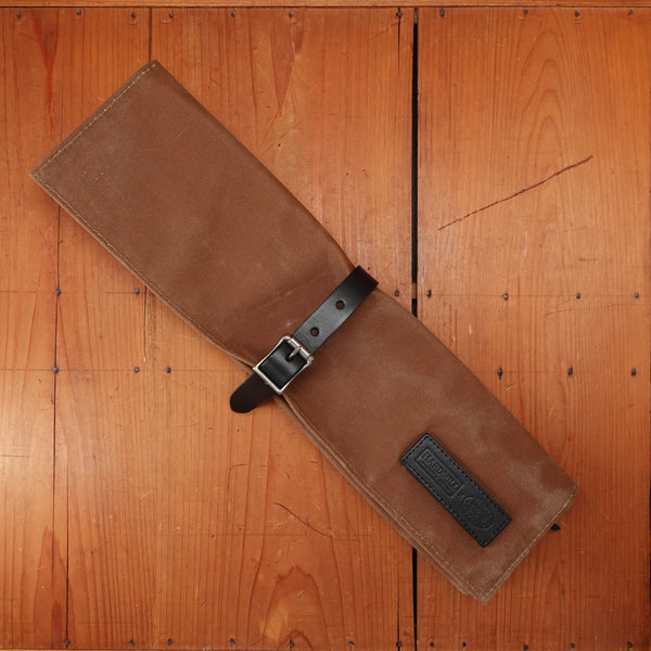 Hardmill Waxed Canvas Compact Knife Roll