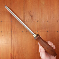 W&P Gusstahl 7" Cleaver Carbon Steel Turned Hardwood Germany 1880-1930