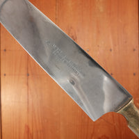 New Old Stock Friedr. Herder Abr. Sohn 7.25" Argentine Style Facón Gaucho Knife Stag Handle Solingen, Germany