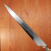 New Old Stock Friedr. Herder Abr. Sohn 7.25" Argentine Style Facón Gaucho Knife Stag Handle Solingen, Germany