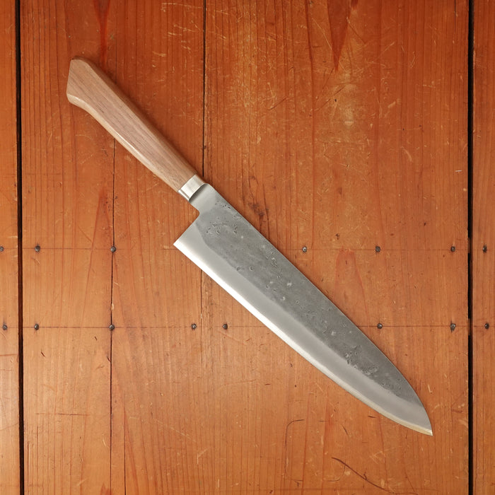Hitohira TD 240mm Gyuto Stainless Clad Aogami 2 Nashiji Walnut Western