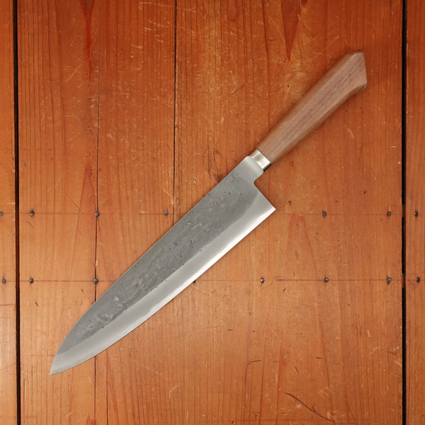 Hitohira TD 240mm Gyuto Stainless Clad Aogami 2 Nashiji Walnut Western