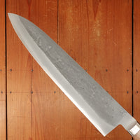 Hitohira TD 240mm Gyuto Stainless Clad Aogami 2 Nashiji Walnut Western