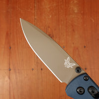 Benchmade 535FE-05 Bugout Drop Point S30V AXIS Lock Crater Blue Grivory Handle