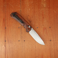 Benchmade 15062 Grizzly Creek Drop-point S30V Stainless Steel Stabilized Wood