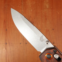 Benchmade 15062 Grizzly Creek Drop-point S30V Stainless Steel Stabilized Wood