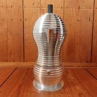 Alessi Black Pulcina Espresso Coffee Maker 6 cup