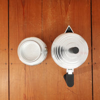 Alessi Black Pulcina Espresso Coffee Maker 6 cup