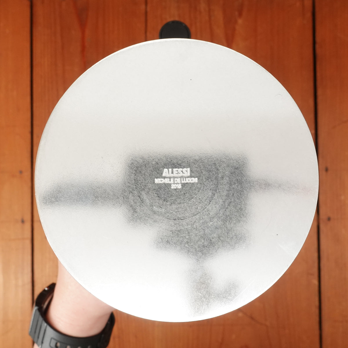 Alessi Black Pulcina Espresso Coffee Maker 6 cup