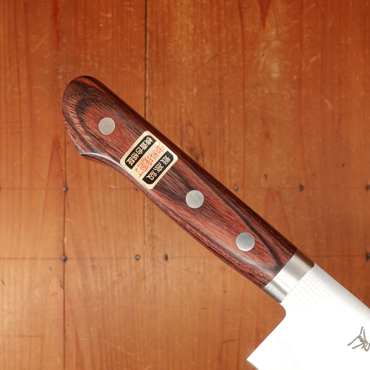 Hitohira Imojiya MZ 165mm Nakiri VG1 Imitation Mahogany