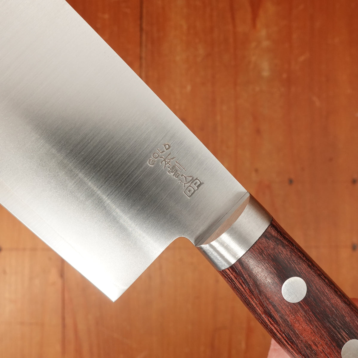 Hitohira Imojiya MZ 165mm Nakiri VG1 Imitation Mahogany