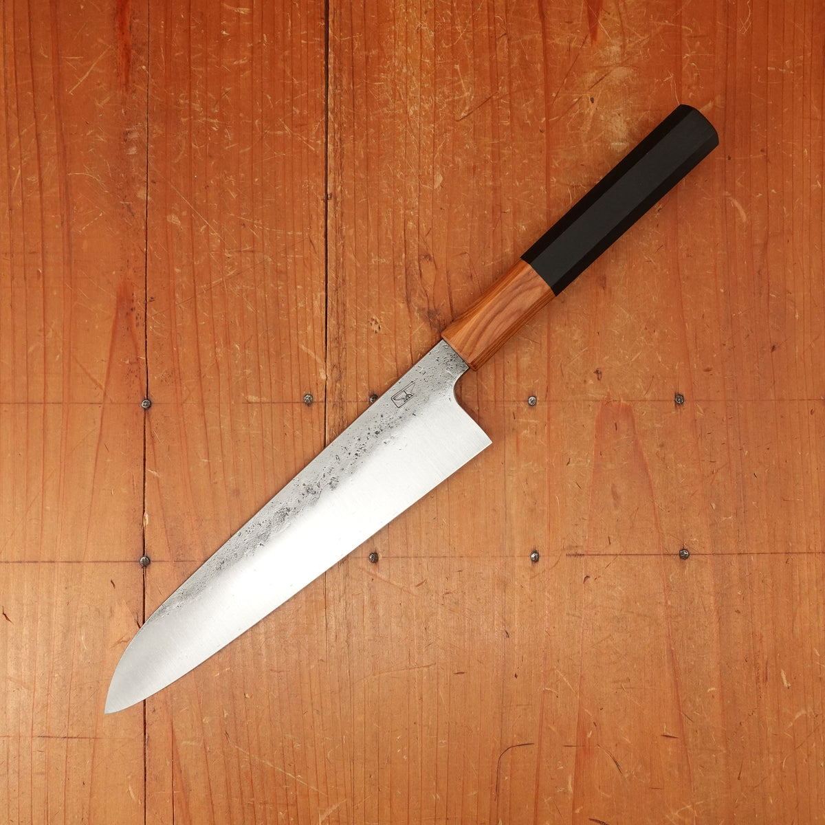 Rolin Knives 175mm Gyuto — 52100 Steel, Blackwood & Yew Handle (no saya)