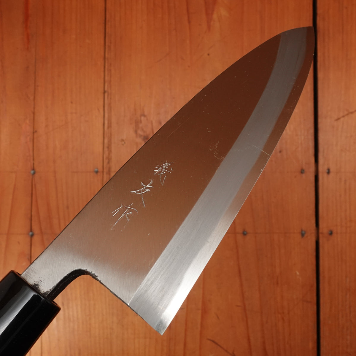 Morihei Yoshitomo 165mm Deba Carbon Steel Poplar Handle