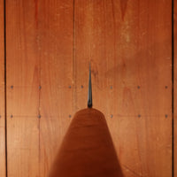 Rolin Knives Gomai 215mm Gyuto/Santoku — Apex Ultra Core / A203 Nickel Clad, Stabilized Danish Oak & Brass Handle