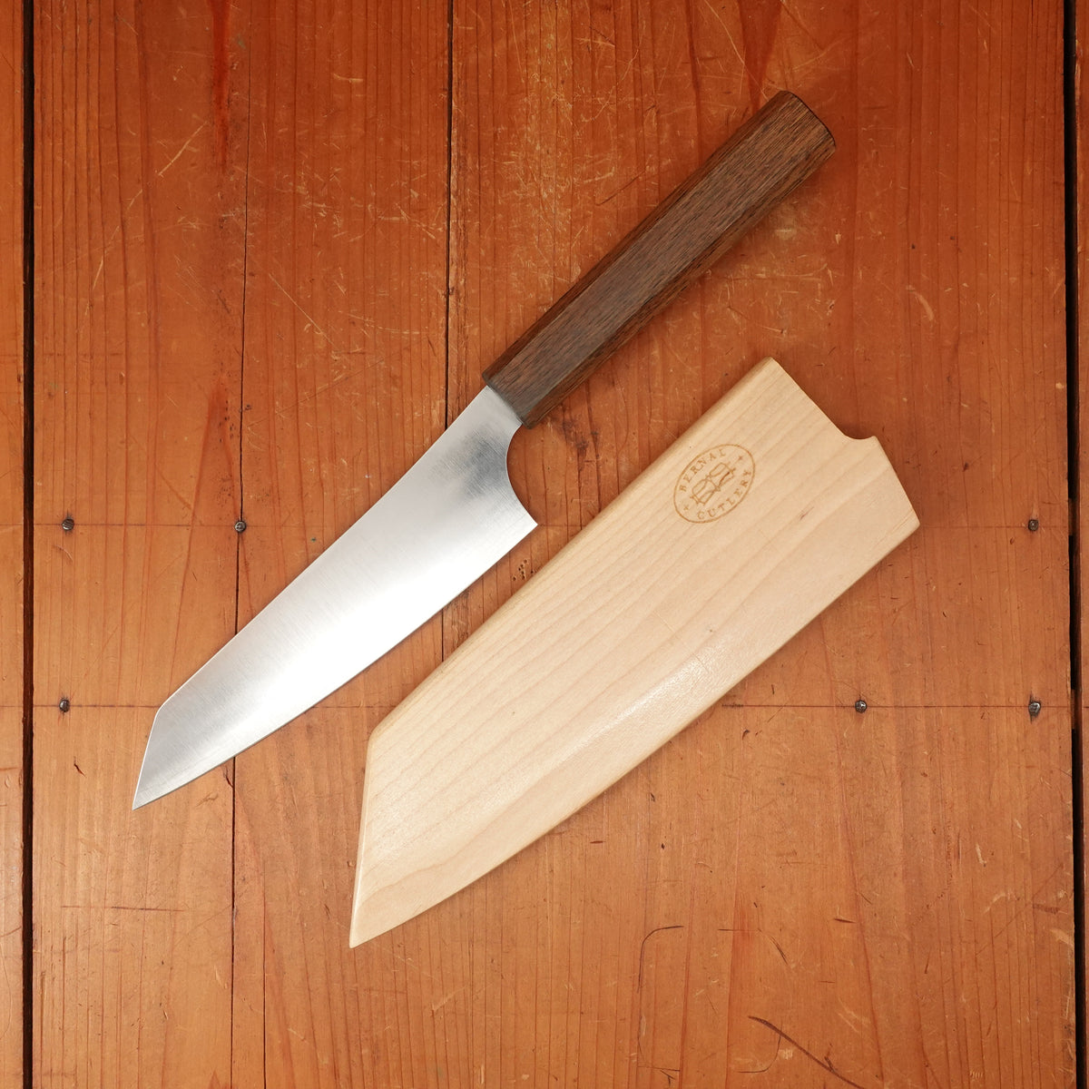 Trade In Yu Kurosaki 165mm Bunka HAP40 Gekko Oak Handle W/ Saya