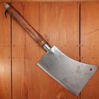 Shapleigh Hardware Diamond Edge 10" Cleaver / Hog Splitter Hand Forged Carbon Steel USA 1880-1930
