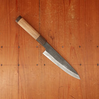 Trade In Tagai Sanjo 150mm Petty Stainless Clad Shirogami Oak and Wenge