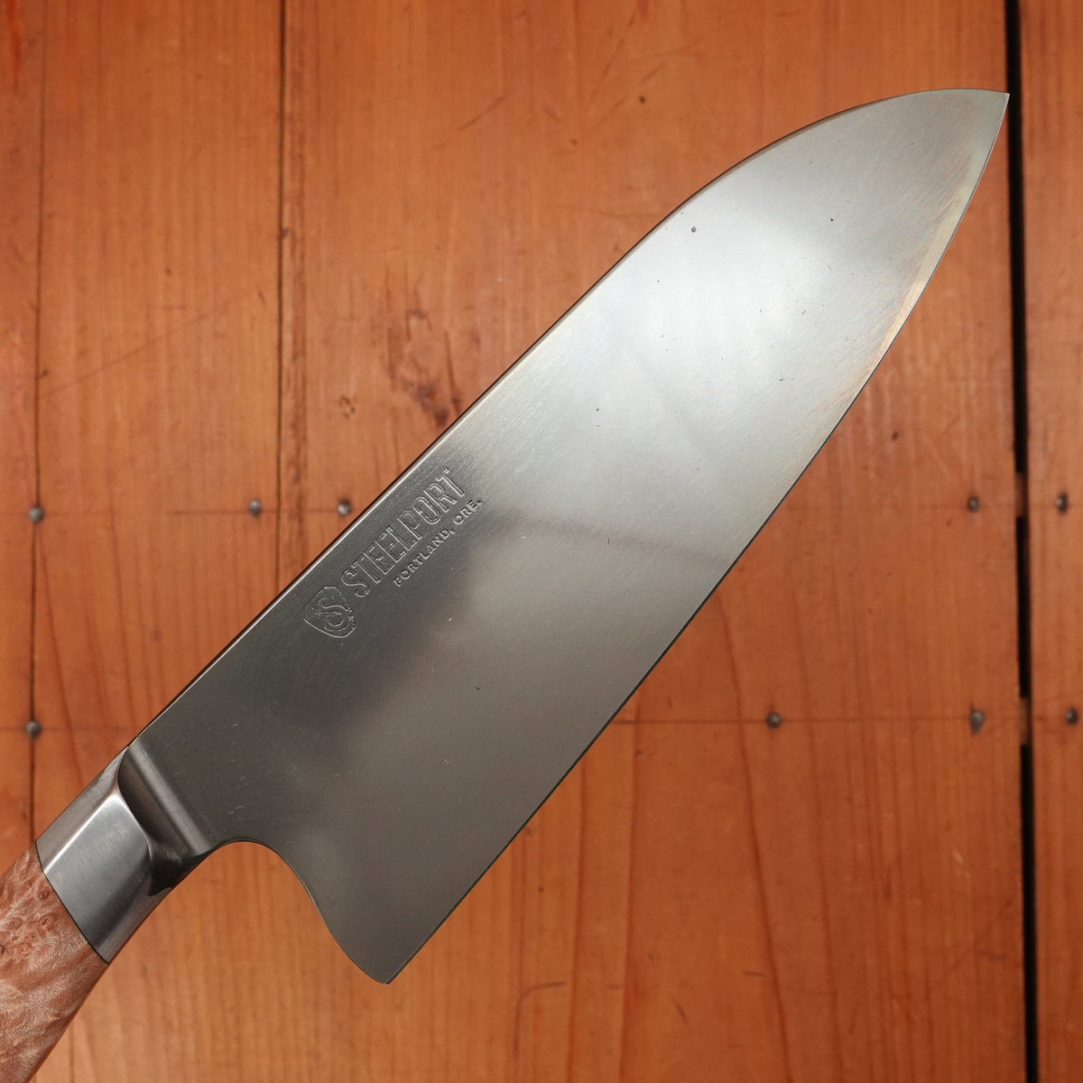 Steelport 6” Chef Knife 52100 Carbon Steel Stabilized Maple