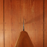 Rolin Knives 260mm Gyuto Sanmai — W2 Core / Mild Steel Clad, Textured Argentine Lignum Vitae & Brass Handle