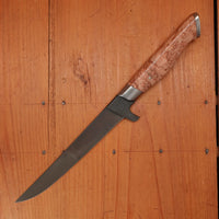 Steelport 6” Boning Knife 52100 Carbon Steel Stabilized Maple