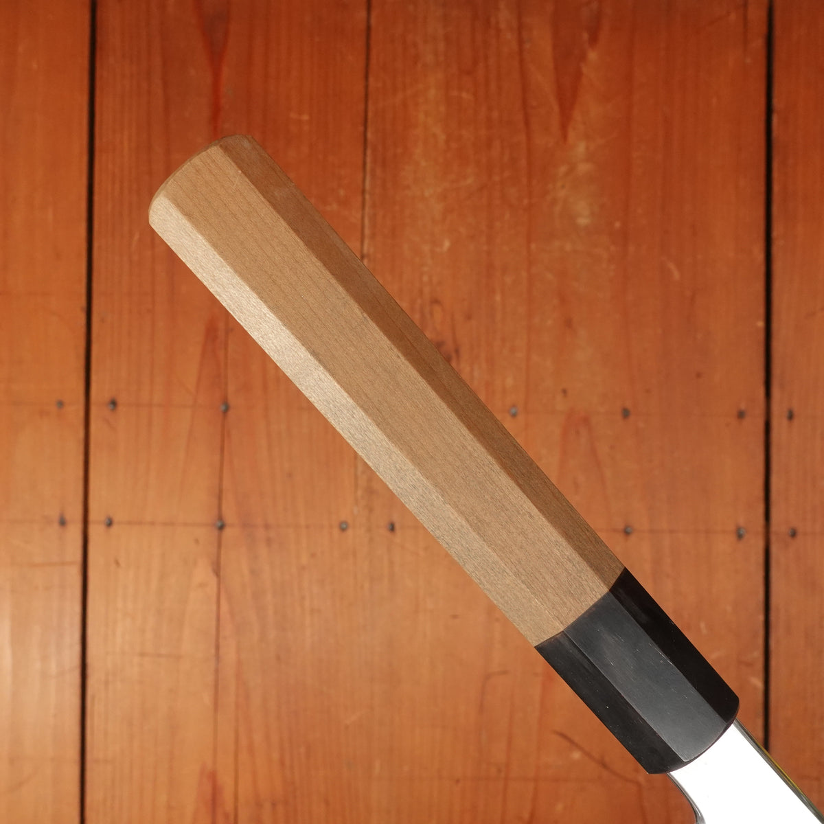 Trade in Hitohira Kikuchiyo Mosuke 300mm Kiritsuke Yanagi Stainless Clad Ginsanko Ho/Horn with Saya