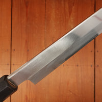 Trade in Hitohira Kikuchiyo Mosuke 300mm Kiritsuke Yanagi Stainless Clad Ginsanko Ho/Horn with Saya