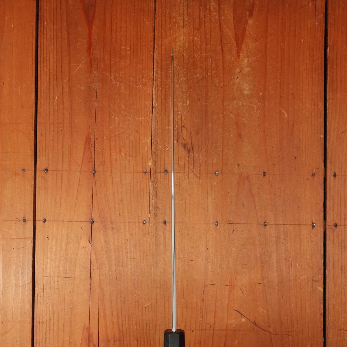 Trade in Hitohira Kikuchiyo Mosuke 300mm Kiritsuke Yanagi Stainless Clad Ginsanko Ho/Horn with Saya