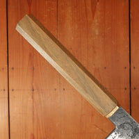 Rolin Knives Gomai 215mm Gyuto — 26C3 Core / A203 Nickel Clad, Textured Argentine Lignum Vitae Handle w/ Patinated Copper