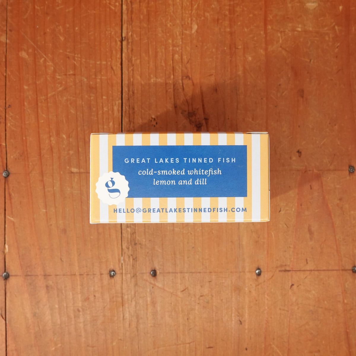 Great Lakes Tinned Fish Smoked Whitefish with Lemon and Dill - 3.2oz