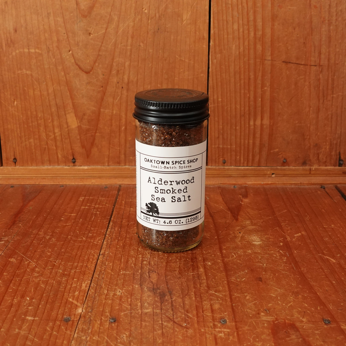 Oaktown Spice Shop Alderwood Smoked Sea Salt - 4.6oz Jar