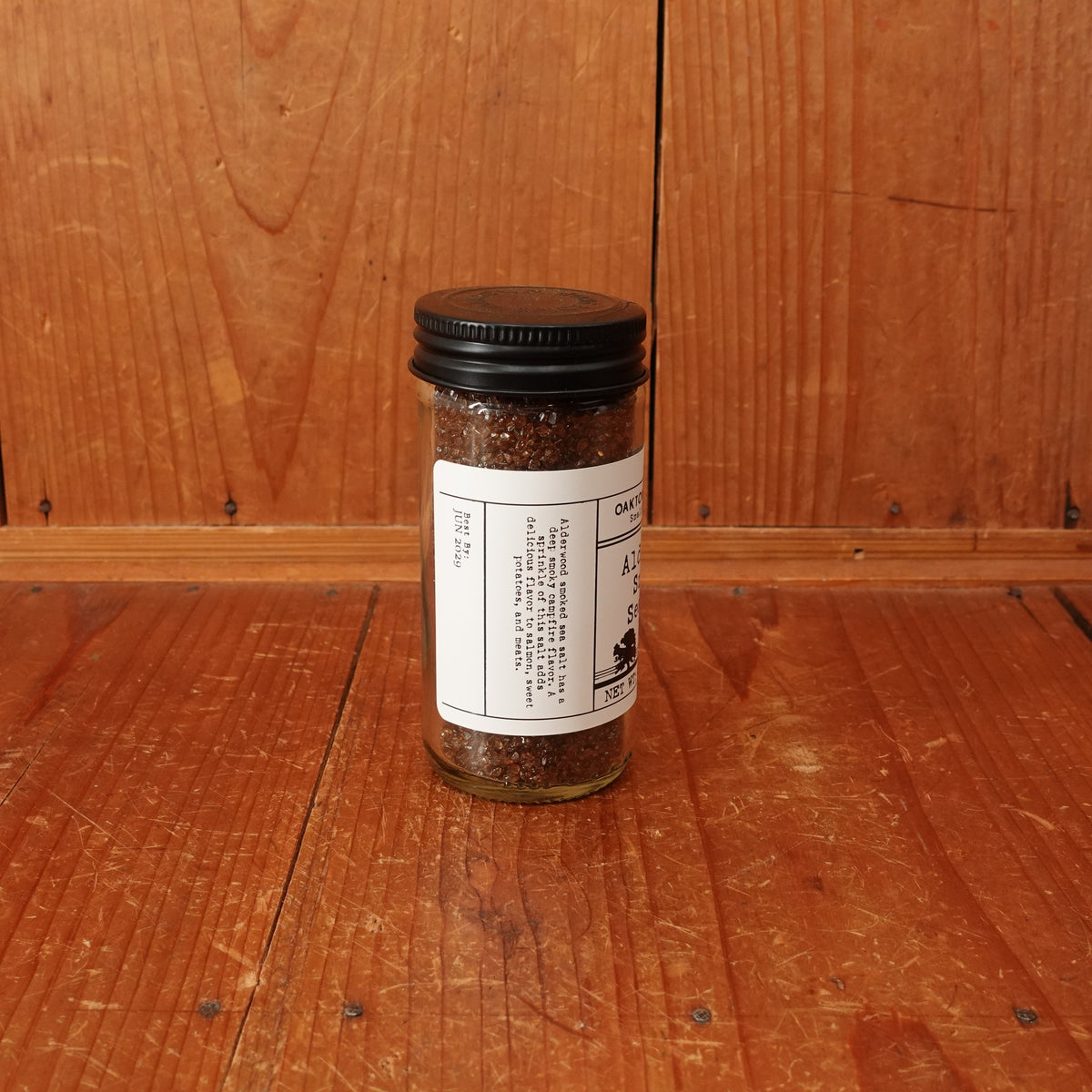 Oaktown Spice Shop Alderwood Smoked Sea Salt - 4.6oz Jar