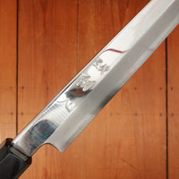 Trade in Hatsukokuro Nakagawa 270mm Kiritsuke Yanagi Ginsanko Ebony Black Buffalo Horn Handle