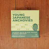 Japanese Shirasu Anchovies Black Pepper & Basil Infused Oil - 80 g